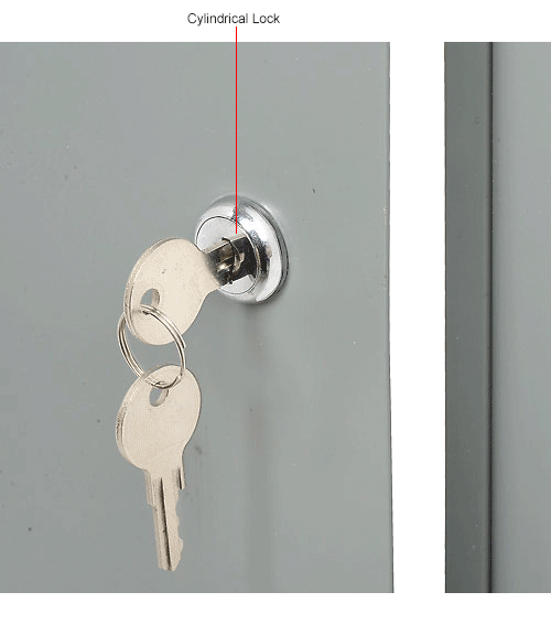 Global Industrial™ Multi Purpose Metal Access Panel, Key Lock, 24"W x 24"H 602332