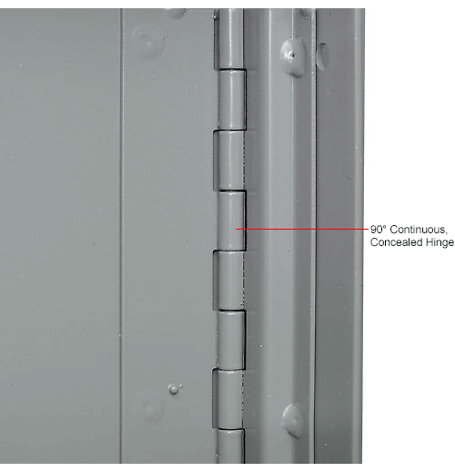 Global Industrial™ Multi Purpose Metal Access Panel, Key Lock, 24"W x