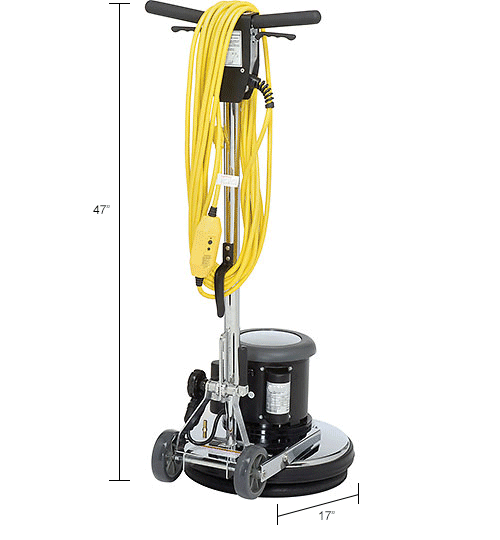 Global Industrial™ Low Speed Floor Machine, 17" Cleaning Path 641251