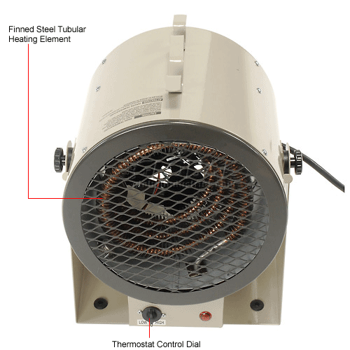 TPI Fan Forced Portable Heater HF686TC - 4200/5600W 208/240V 1 PH | 652149  - GLOBALindustrial.ca