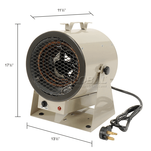 TPI Fan Forced Portable Heater HF686TC - 4200/5600W 208/240V 1 PH | 652149  - GLOBALindustrial.ca