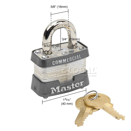 KEYED ALIKE Long Shackle Commercial Padlocks Lot 12 Lock Set by Master 3KALF 