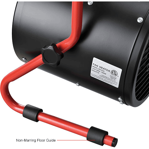 Global Industrial® Portable Electric Garage Space Heater, 1500 W, 120V