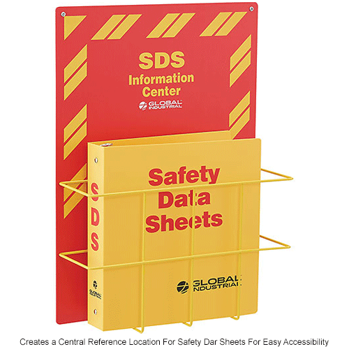 Global Industrial™ SDS Binder & Safety Station, 2'' Binder 670612