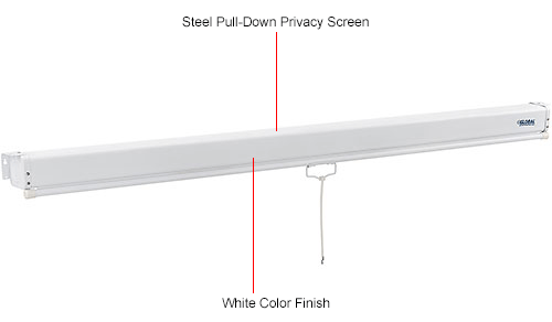 Whiteboard Privacy Screen by HideAway, Pull Down Screen