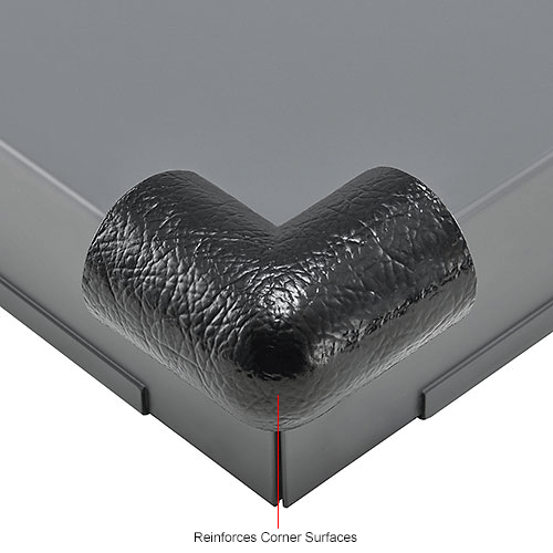 Global Industrial™ 2D Protective Safety Corner Guards, PU Foam