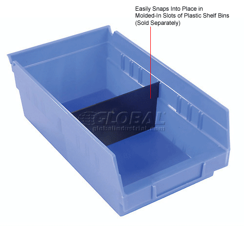 Akro Mils Shelf Bin Divider 40130 For 7 Quot W X 4 Quot H Shelf