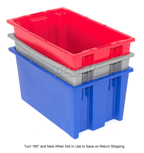  Akro-Mils 66497 18 Gallon Plastic Stackable Storage