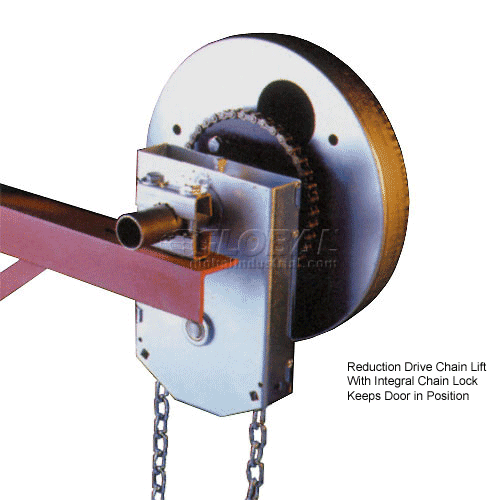 DBCI 8 x 8 White 2000 Series RollUp Dock Door with 41 Reduction Drive