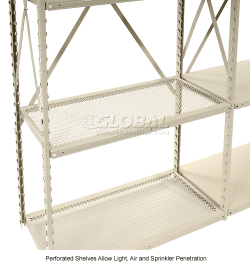 Perforated Steel Shelf 48"W X 12"D 968620P GLOBALindustrial.ca