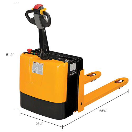 Global Industrial™ SelfPropelled Electric Pallet Jack Truck, 3300 Lb