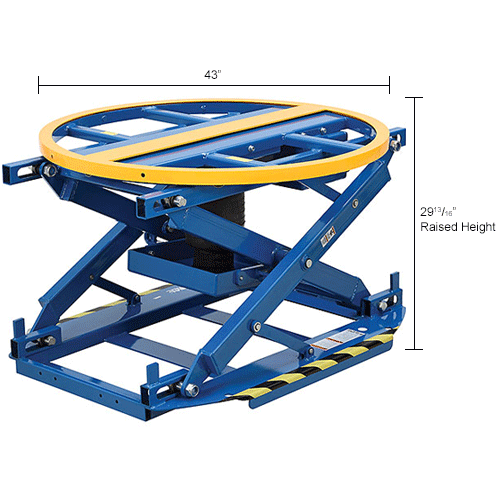 Global Industrial™ SelfLeveling Airbag Operated Pallet Carousel Skid