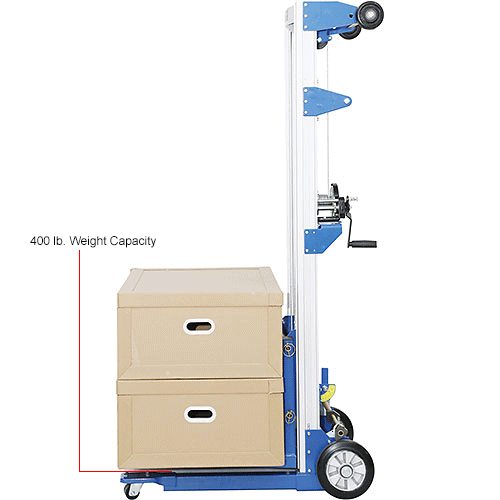 Global Industrial™ Lightweight Hand Operated Lift Truck, 400 Lb