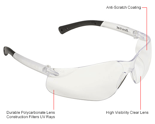 Crews BK110 Bearkat Occhiali Di Sicurezza Lenti Trasparenti - Foto 5