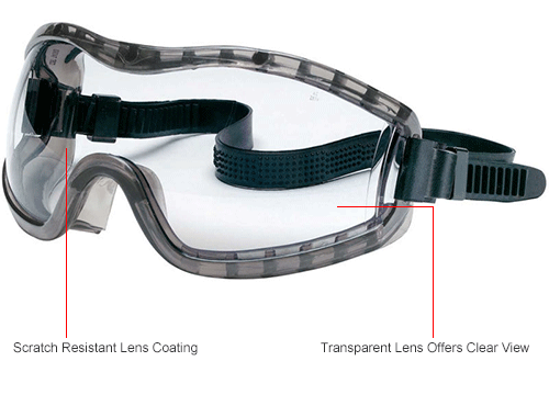 3  M 2890 Closed safety glasses polycarbonate with indirect ventilation