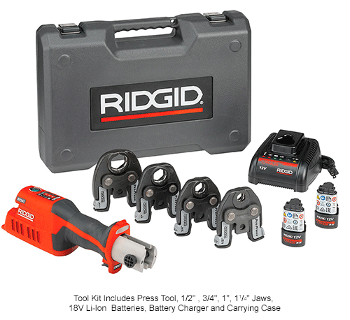 Battery Press Tool Kit W/ProPress Jaws 