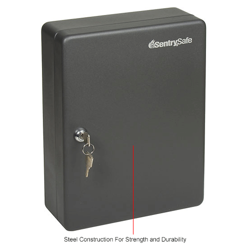 SentrySafe 50 Key Capacity KB-50 Key Box, Key Lock, 9-7/16