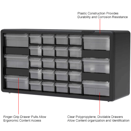 Akro Mils Plastic Drawer Parts Cabinet 10126 20 W X 6 3 Akro Mils Plastic Drawer Parts Cabinet