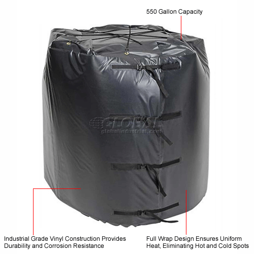 Powerblanket® Insulated Tote Heating Blanket For 550 Gal IBC Steel Tote
