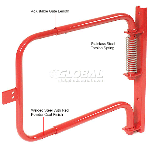 Little Giant® Adjustable Spring Safety Gate B299018 GLOBALindustrial.ca