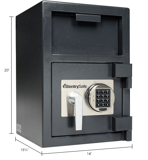 SentrySafe Front Loading Depository Safe DH074E 14