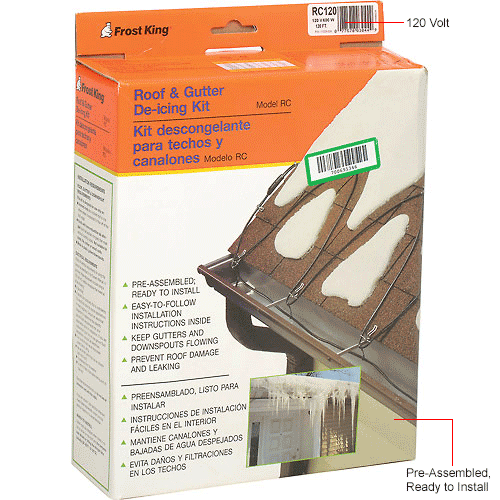 Frost King Roof Cable DeIcer 120V 120'L B473310 GLOBALindustrial.ca