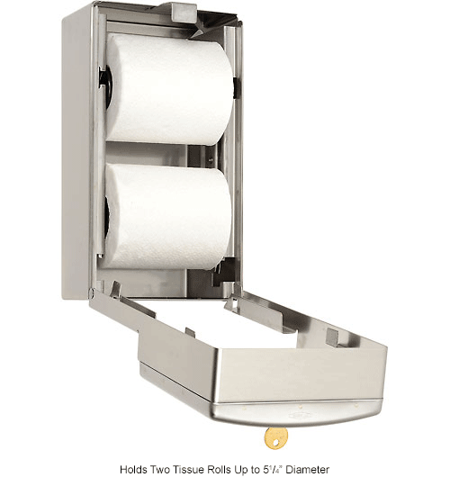 Bobrick® ConturaSeries® Surface Mounted MultiRoll Tissue Dispenser B