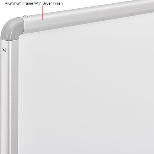 Global Industrial™ Mobile Reversible Whiteboard 36"W x 48"H
