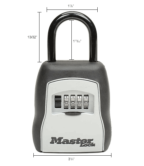 Safes & Security SafesKey Master Lock® No. 5400D Portable 4Digit