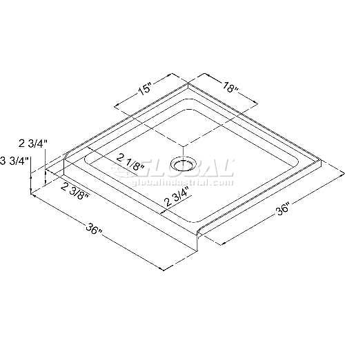 DreamLine DL-6194C-01 SlimLine 36