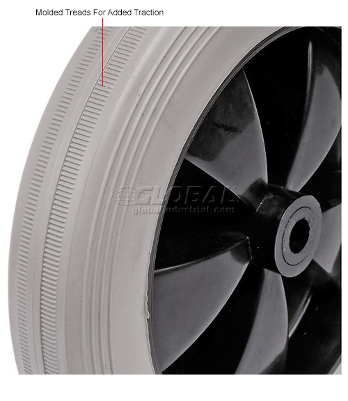 Global Industrial™ Replacement 8" Rear Wheel for Janitor Cart (Models