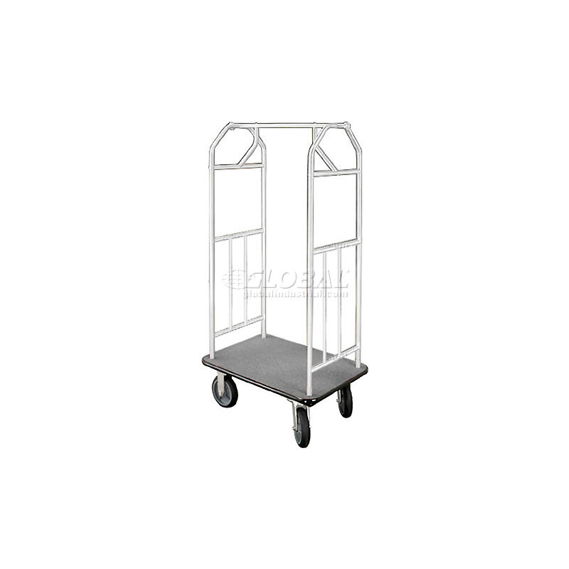 Glaro Bellman Hotel Cart 35x24 Satin 