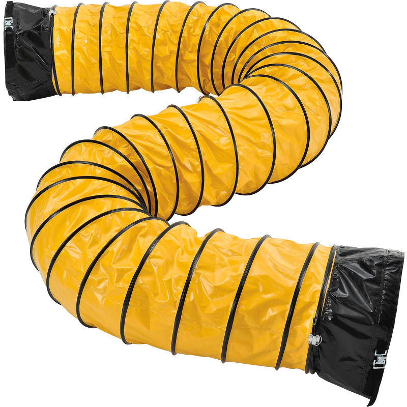 Global Industrial™ Flame Retardant Flexible Duct For 16 Fan, 16'L, Yellow  | 292595 - GLOBALindustrial.ca