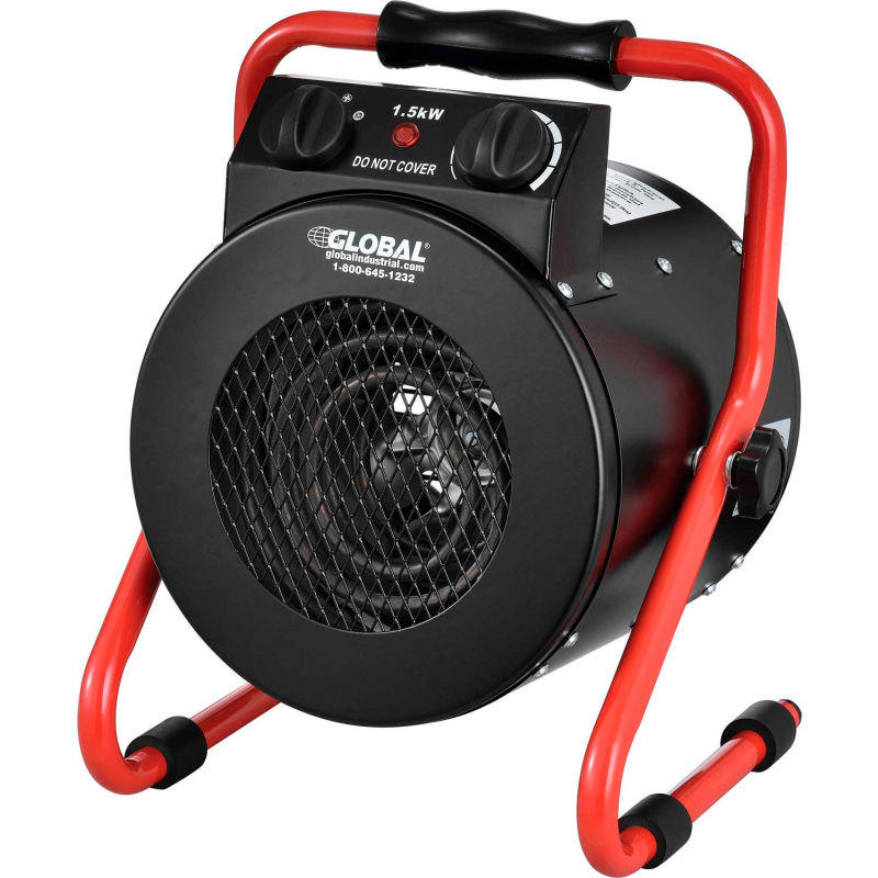 Global Industrial Portable Electric Space Heater, 120V, 1500W