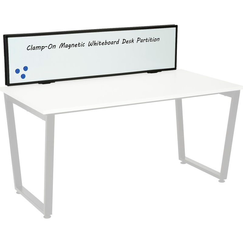 desk with whiteboard