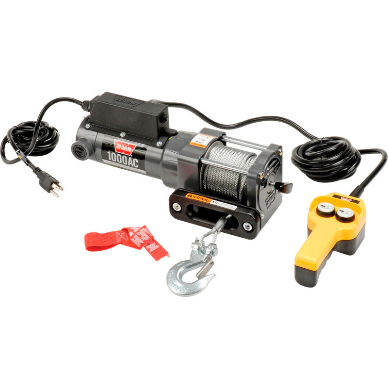 Warn® 1000AC 1000 Lb. Cap. 120V AC Powered Utility Winch 80010