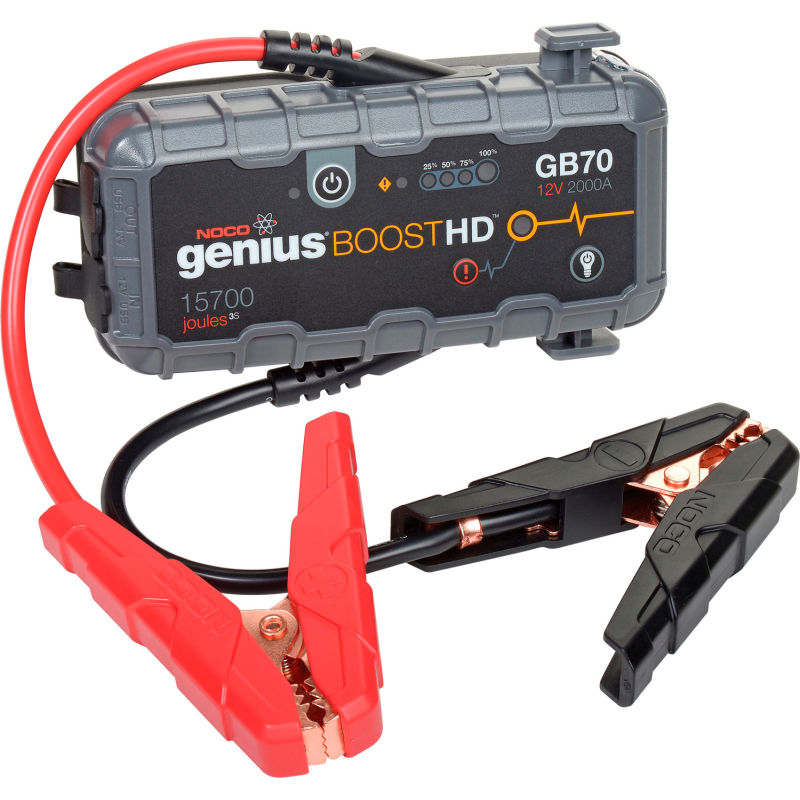 GB70 Survolteur et chargeur 2000 AMP Noco Genius - Exclusif en ligne