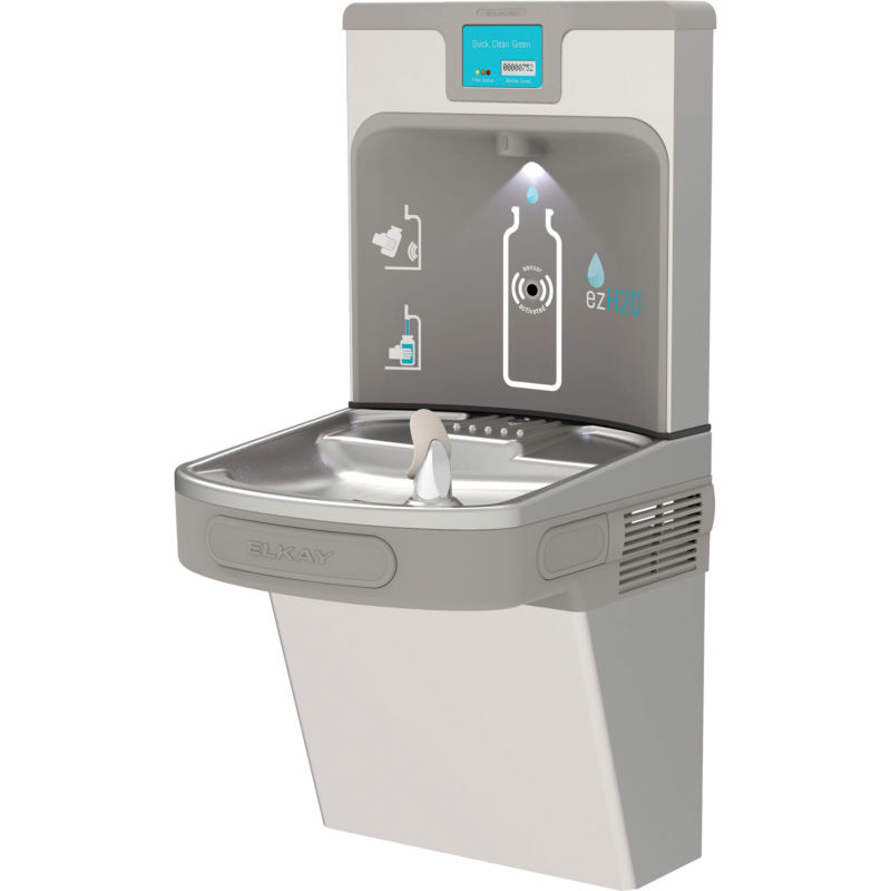 Elkay EZH2O Enhanced Wall Mounted Water Bottle Refilling Station