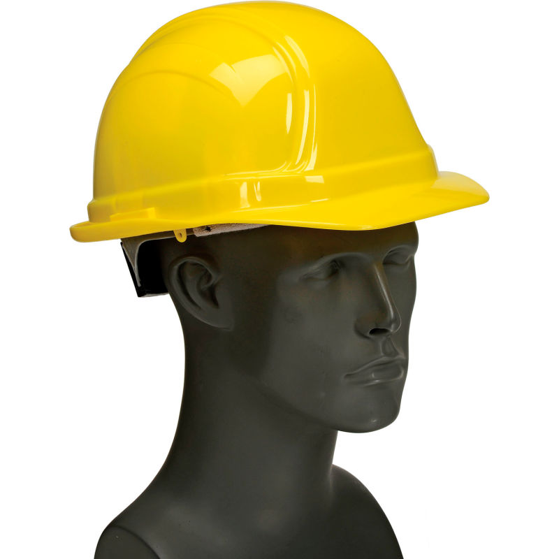 OccuNomix Vulcan Basic Hard Hat with Ratchet Suspension Yellow, V200-09  B605190