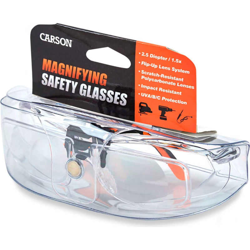 Carson VM-20 Magnifying Safety Glasses (1.5x)