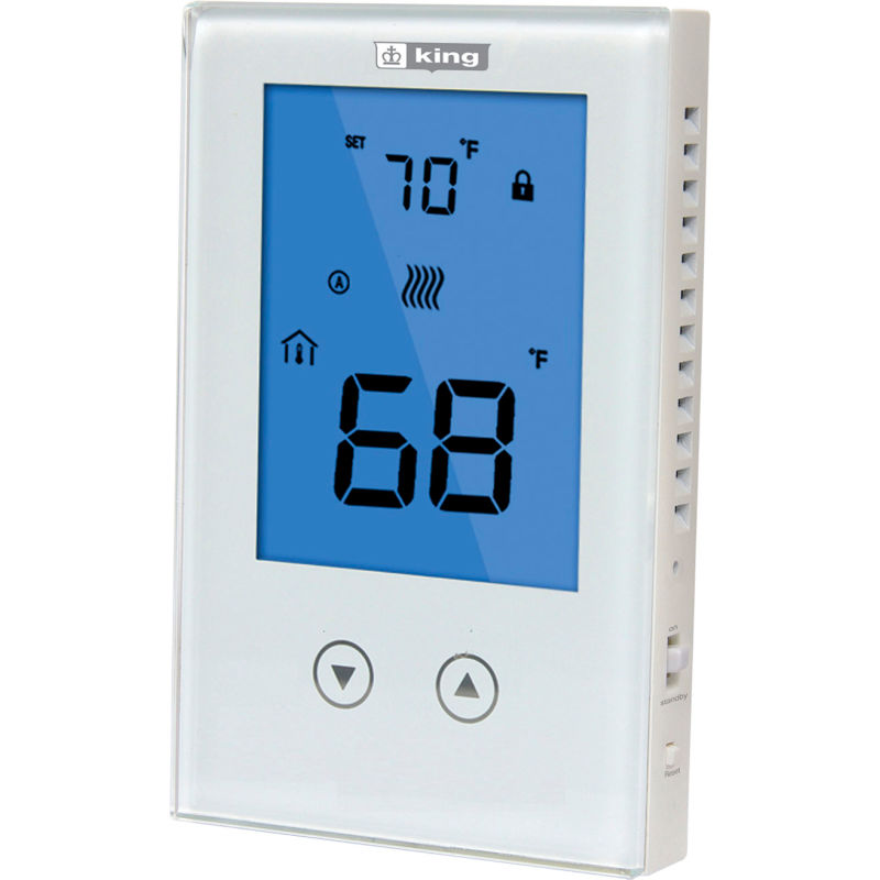 King Electric Line Voltage Non-Programmable Thermostat K322E Double-Pole Heat  Only 120/208/240V 15A | B2300162 - GLOBALindustrial.ca