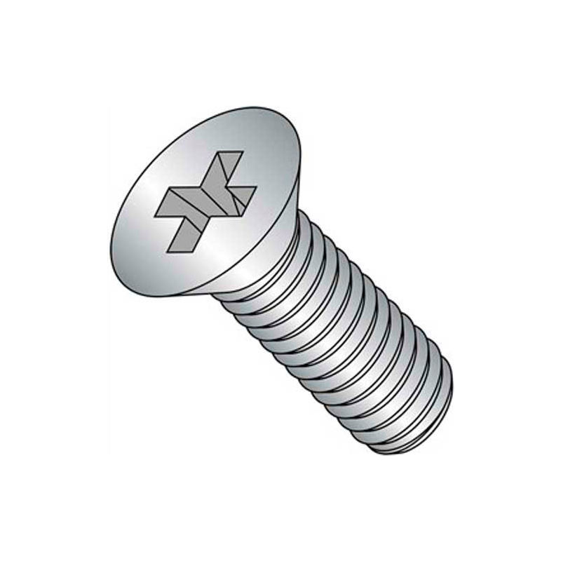 Stainless Steel Phillips Flat Head Machine Screws #4-40 x 1//2 Qty 1000