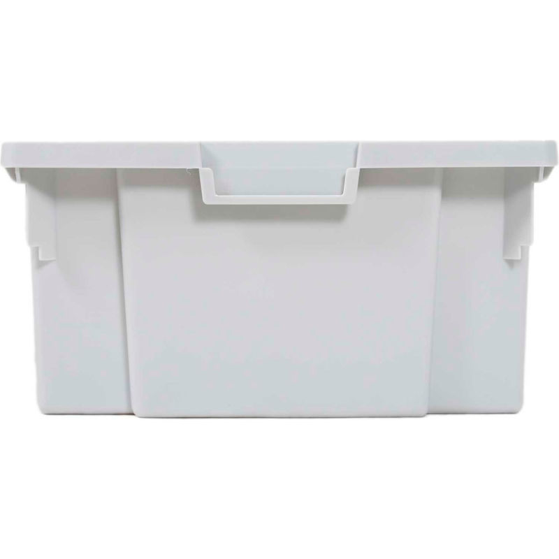 Rubbermaid 14 Gallon Brute Tote with Lid FG9S3000GRAY - 27-1/2 x 16-3/4 x  10-3/4 - Gray - Pkg Qty 6