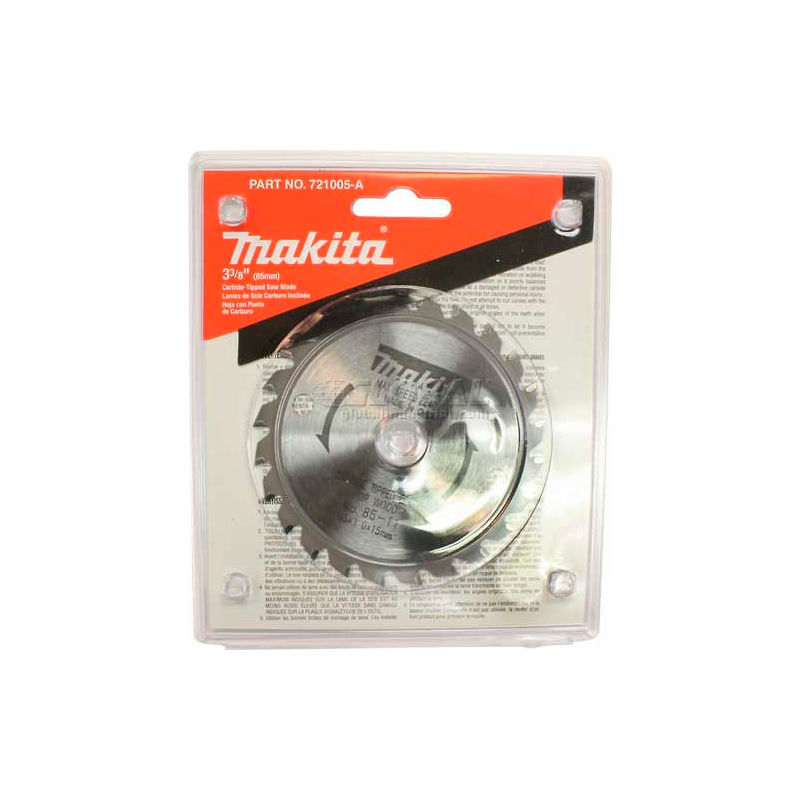 Makita® Carbide Blade, 721005-A, 3-3/8