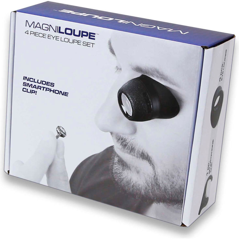 Carson ML-20 MagniLoupe 4-Piece Eye Loupe Set (4.5x, 6.5x, 8X, 13X)