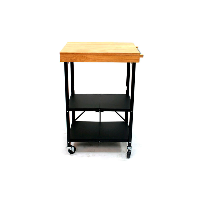 Origami Rbt 03 Collapsible Kitchen Island Cart 23 X 16 Shelf Black B2081693 Globalindustrial Ca Origami Rbt 03 Collapsible Kitchen, Origami Foldable Kitchen Island Cart Silver