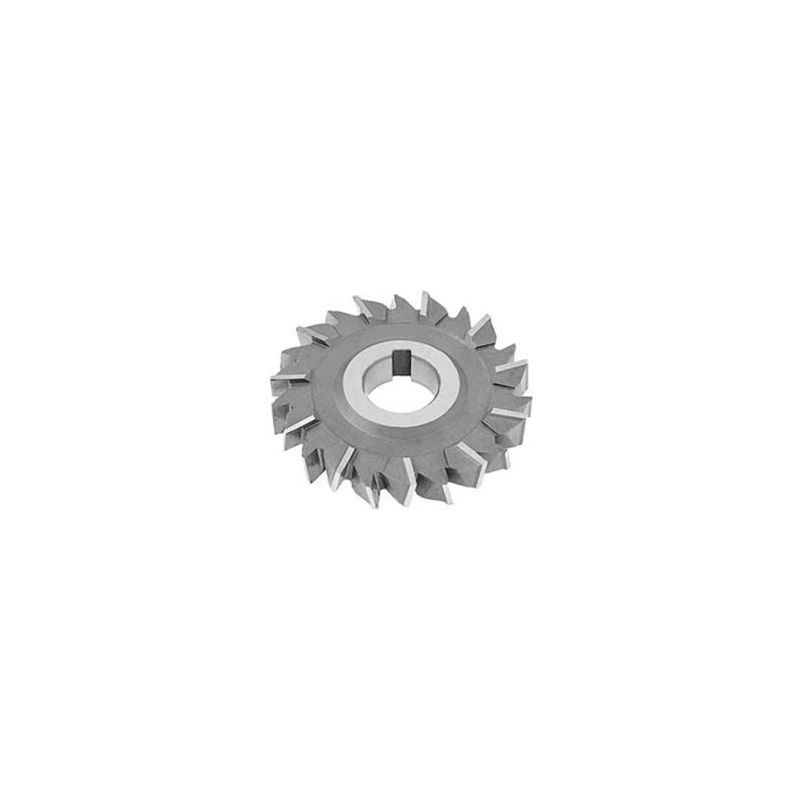 HSS Import Staggered Tooth Side Milling Cutter 6 DIA x 7//8 Face x 1 Hole x 24 Teeth