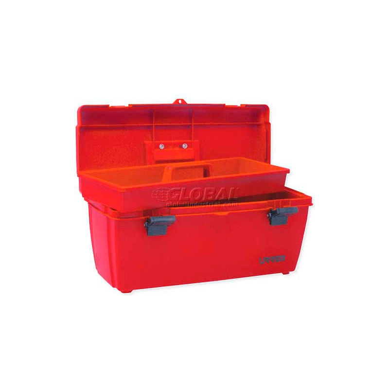 Urrea Plastic Tool Box, 9901, 20-14L x 8-3/8W x 8-3/8H