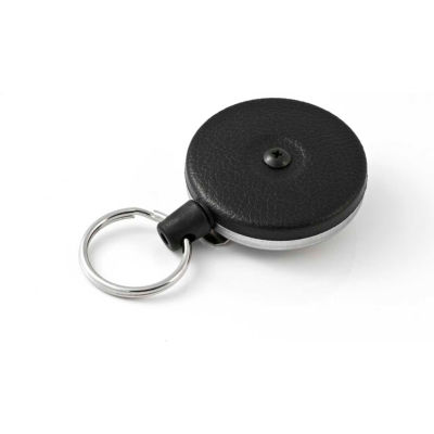 KEY-BAK # 485-HDK clés enrouleur avec 48" Kevlar cordon noir avant en acier Clip ceinture