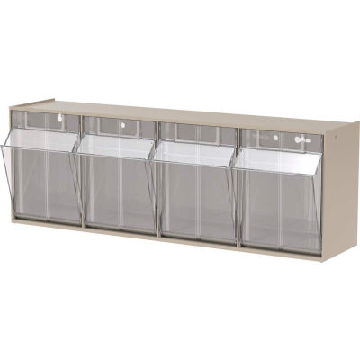 4 bacs Akro-Mils TiltView™ 06704 - 23-5/8 po l x 6-3/4 po P x 8-3/16 po H